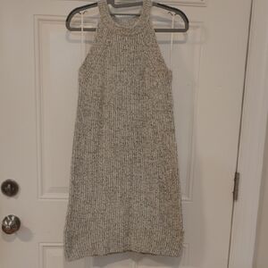 Madewell Gray Knit Mini Dress
